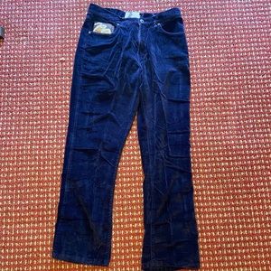 Vintage, Mecca, USA Blue Velvet Pants (Size 31)